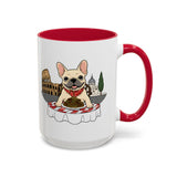 French Bulldog Pasta in Rome Mug | Ceramic Coffee Cup