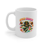 Space Groovy Astronaut Mug | Retro Psychedelic Space Art