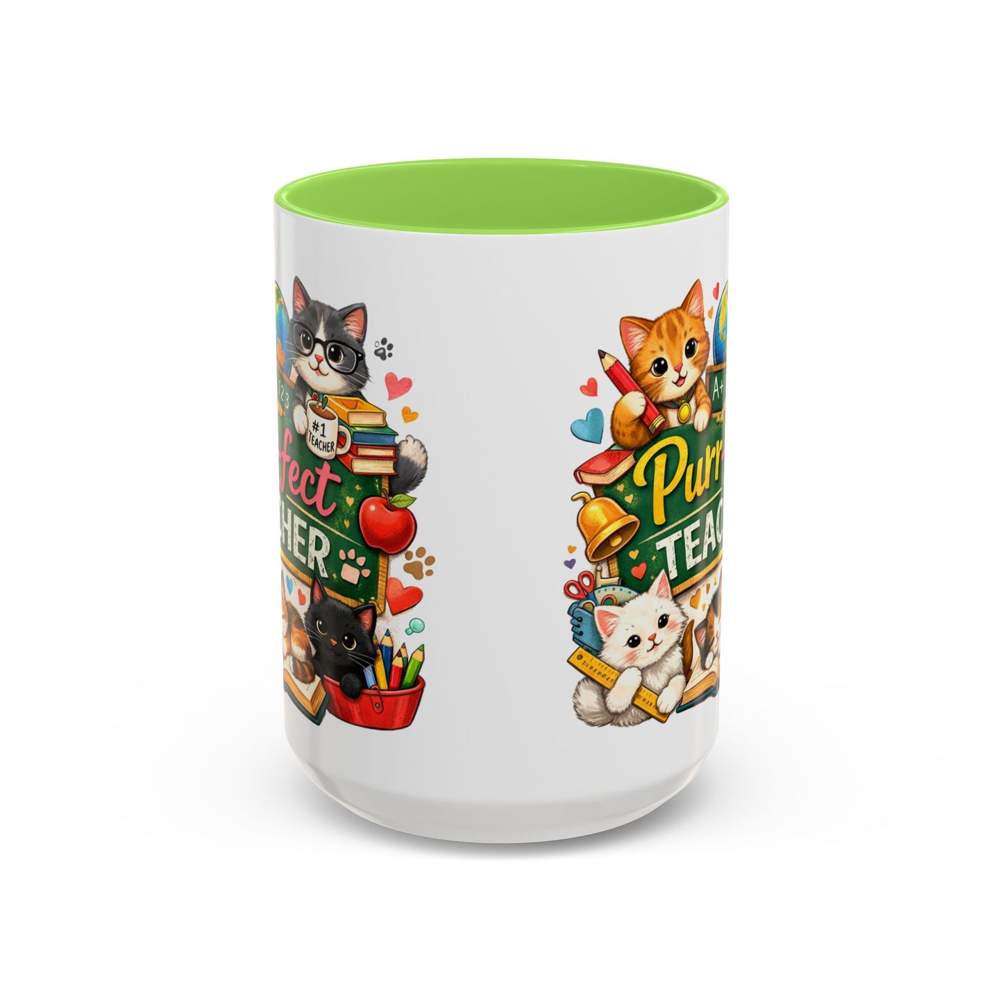 Purr-fect Teacher Mug | Cat Classroom Design, 11oz or 15oz