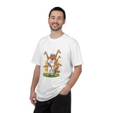 Preppy Capybara Illustration T-shirt | Anthropomorphic Country Club Graphic