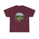 Mountain Camping Adventure T-Shirt | Outdoor Nature Hiking Tee | Wilderness Tent Graphic Shirt | Gift for Hiker Camper |