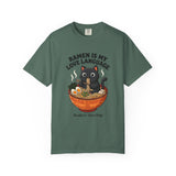 Ramen Is My Love Language T-shirt | Cat in Ramen Bowl Noodles Vibes Tee