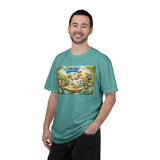 Silly Goose Dinks Cartoon Goose T-Shirt | Vintage Picnic Pond Illustration