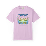 Pickleball Pals of the Pond T-Shirt | Cute Frog Pond Illustration