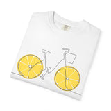 Lemon Wheel Bicycle T-shirt | Citrus Bike Graphic Tee