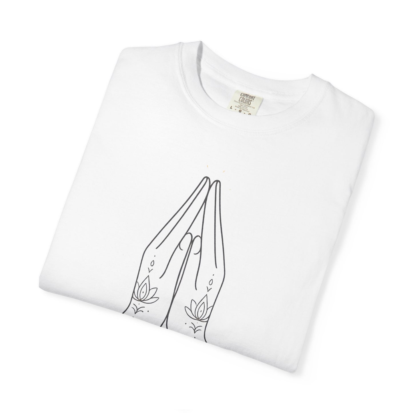 Yoga Namaste Praying Shirt – Unisex Spiritual Hands Henna Tattoo Tees