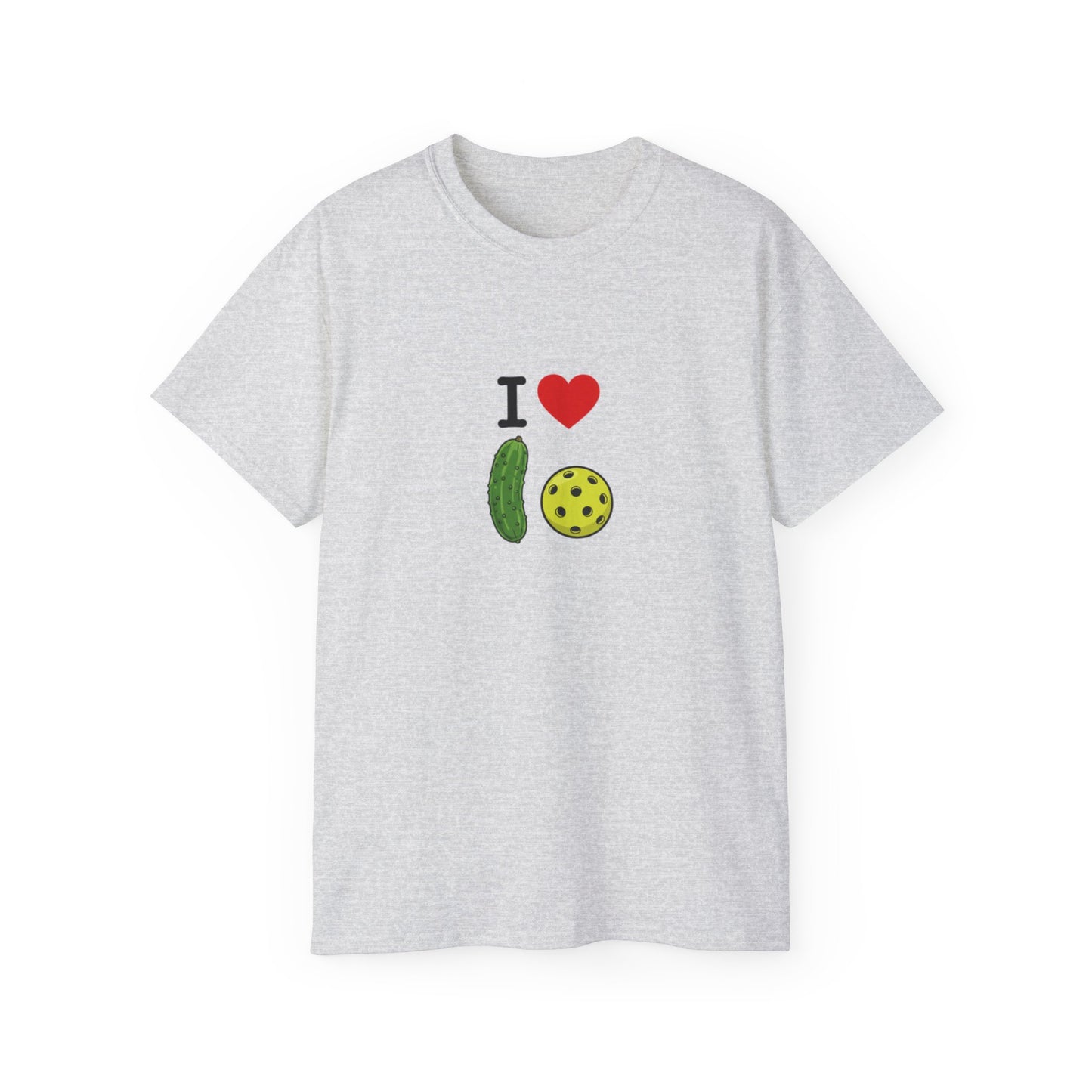 I Heart Pickleball T-Shirt | Pickle & Ball Graphic Tee