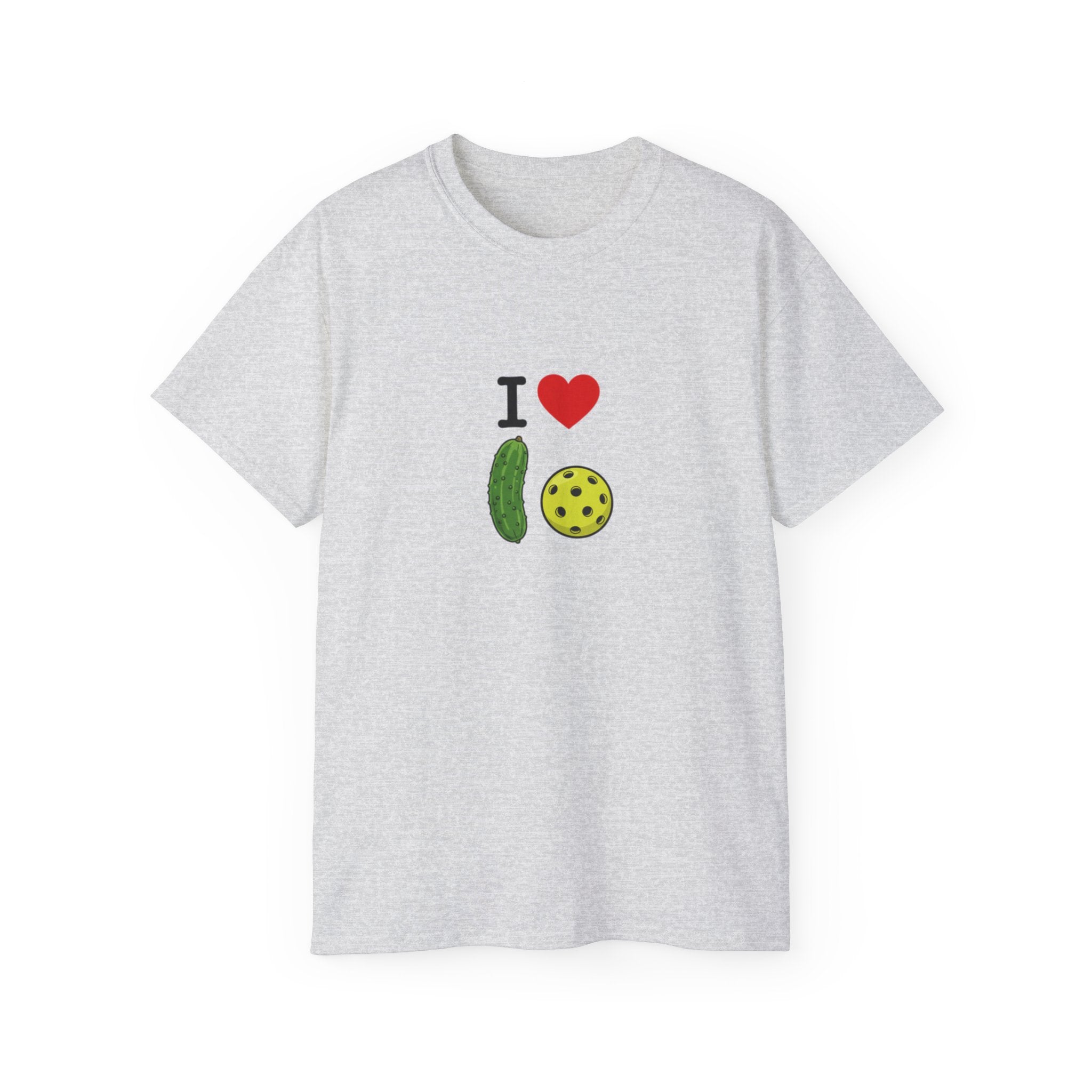I Heart Pickleball T-Shirt | Pickle & Ball Graphic Tee