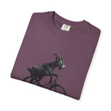 Goat Riding Bicycle T-shirt | Funny Animal Bike Tee