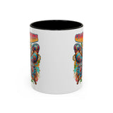 Groovy Mama Butterfly Mug | Retro Psychedelic Floral Design