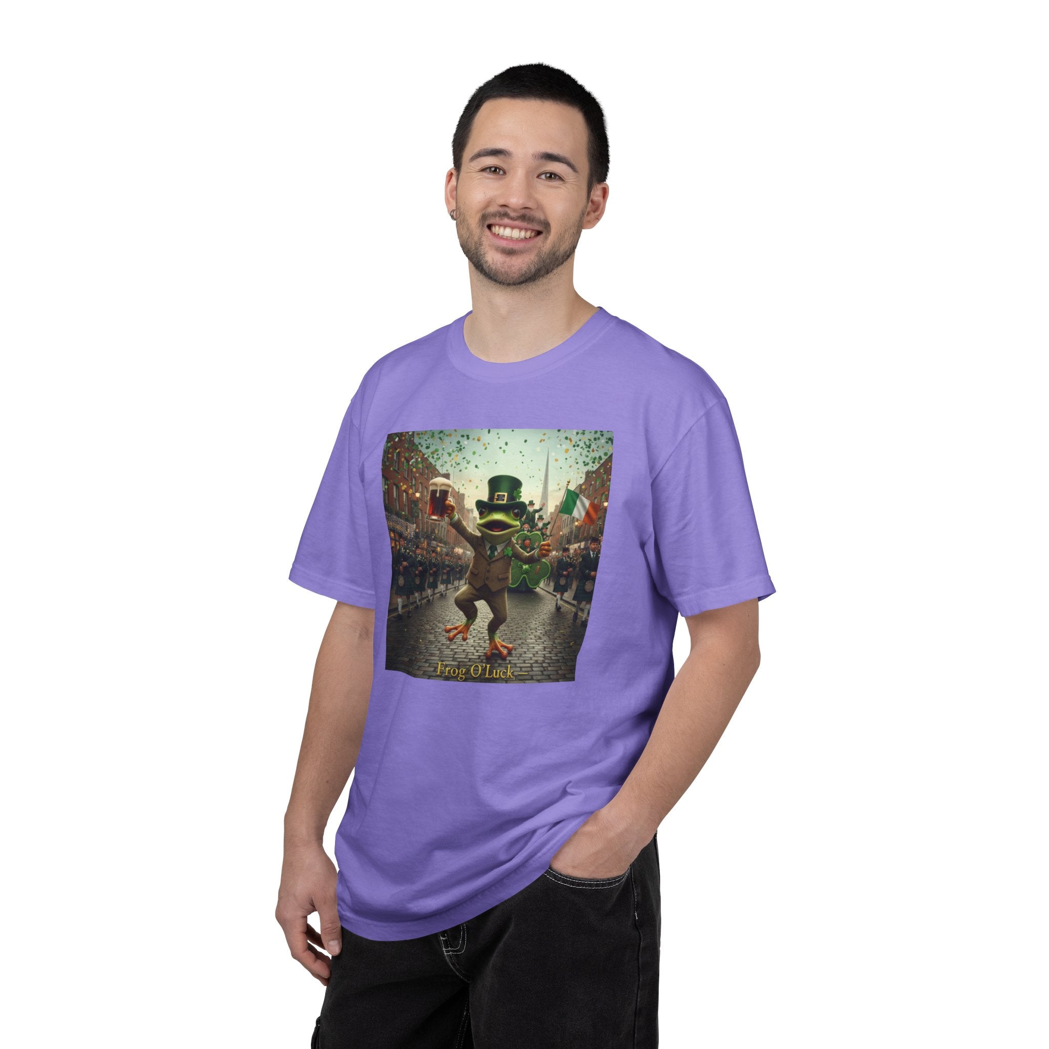 Irish Frog Unisex Garment-Dyed T-shirt