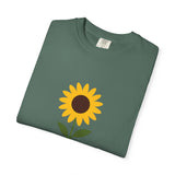 Sunflower Graphic T-shirt | Minimal Floral Tee