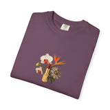 Tropical Floral Bouquet T-Shirt | Bird of Paradise, Orchid, Sunflower