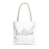 San Francisco Skyline Tote Bag | Minimal City Line Art