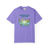 Pickleball Pals of the Pond T-Shirt | Cute Frog Pond Illustration