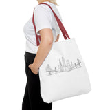 San Francisco Skyline Tote Bag | Minimal City Line Art