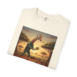Long-Neck Larry  Pickleballer Unisex Garment-Dyed T-shirt