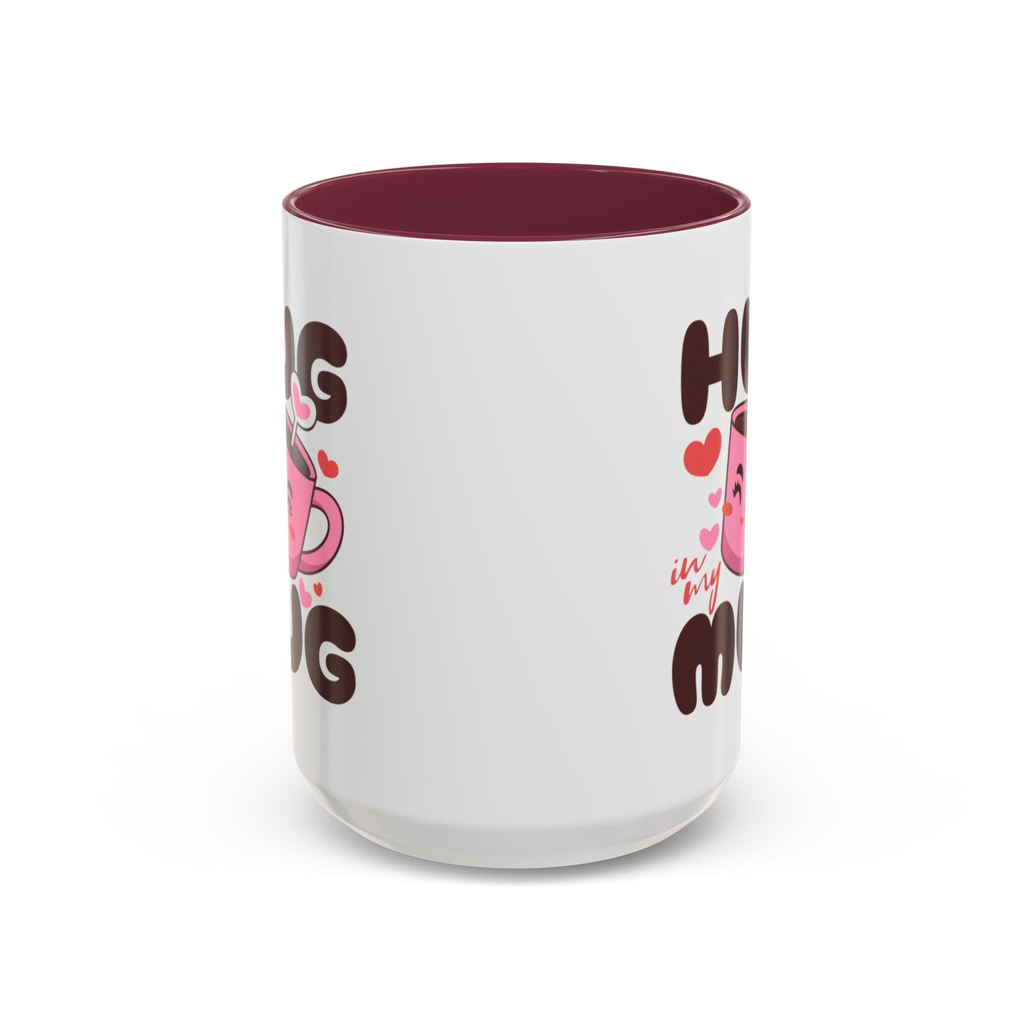 Hug in My Mug Mug | Cute Pink Cup, Heart Coffee Design