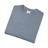 Minimal Green Leaf icon T-Shirt | Eco Nature Graphic Tee