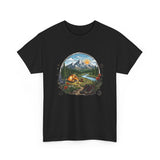 Mountain Camping Adventure T-Shirt | Outdoor Nature Hiking Tee | Wilderness Tent Graphic Shirt | Gift for Hiker Camper |