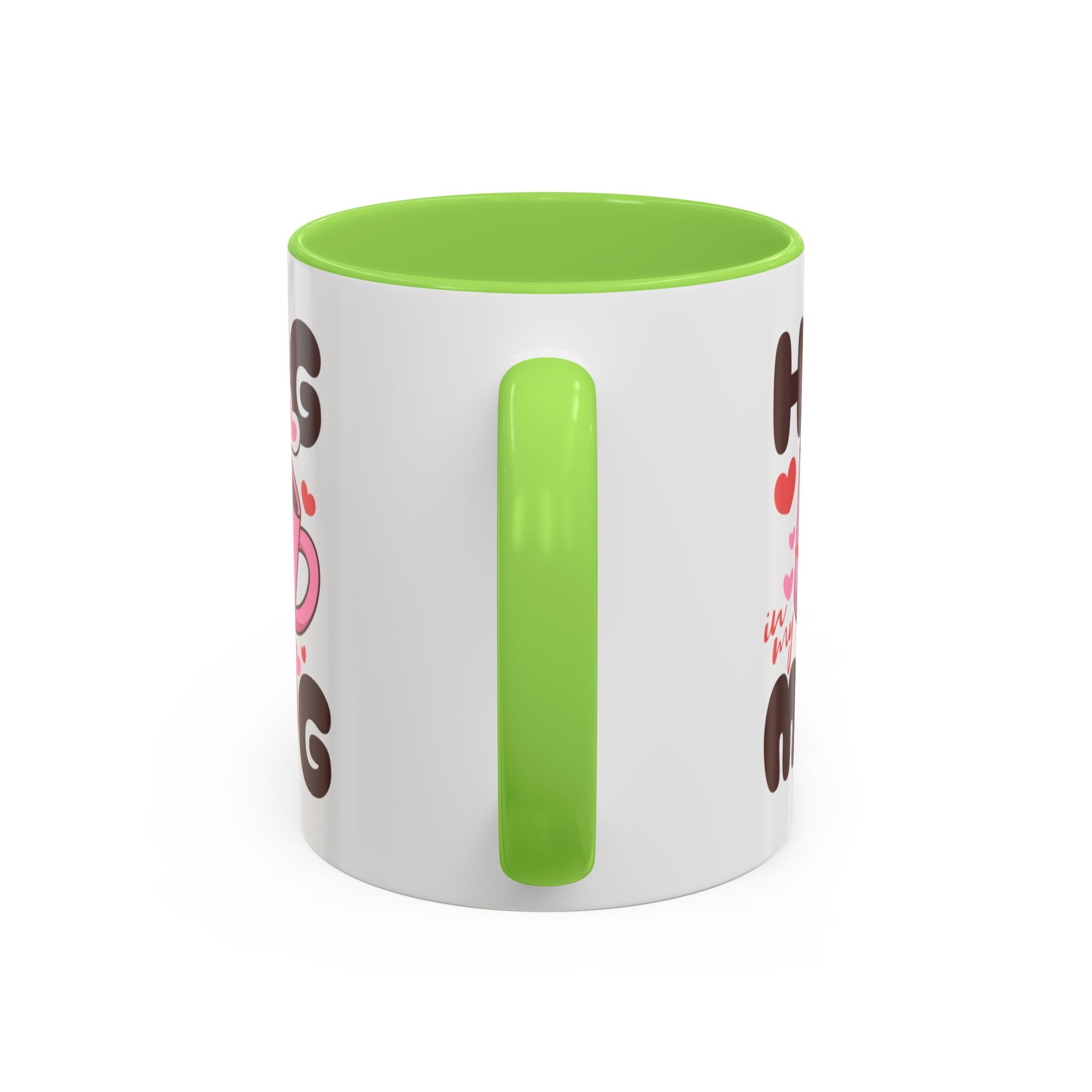 Hug in My Mug Mug | Cute Pink Cup, Heart Coffee Design