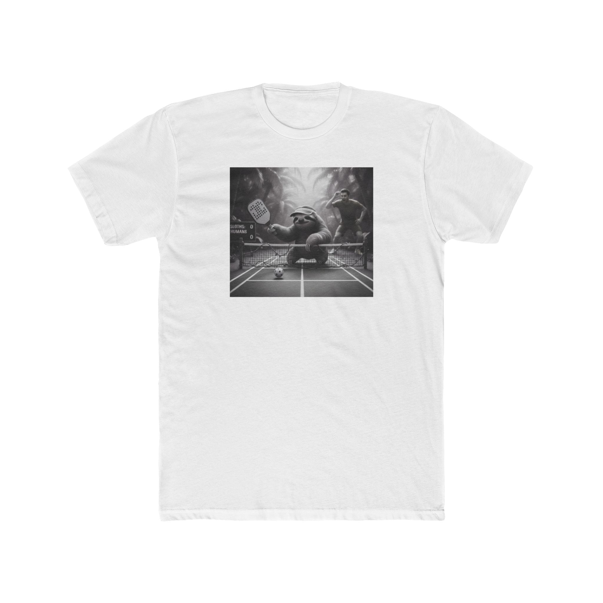 Dink-Shot Sloth Pickleball Tee | Slow-Motion Sportswear Parody