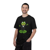 Funny Tuxedo Frog T-shirt | Frog on Lily Pad Amphibian Design