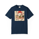 Maneki Neko Ramen Cat T-shirt | Lucky Cat Bowl Graphic Japanese Style