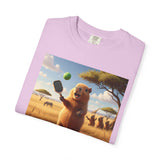 Capybara Pickleball T-shirt | Cute Animal Sports Meme