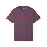 You Won My Heart tic tac toe T-shirt | Valentine heart game tee