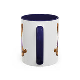 Meditating Yorkshire Terrier Mug | Accent Coffee Mug 11oz 15oz