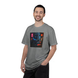 Neon Cyber Cat Sushi Shibuya T-shirt | Dark Alley Japanese Streetwear