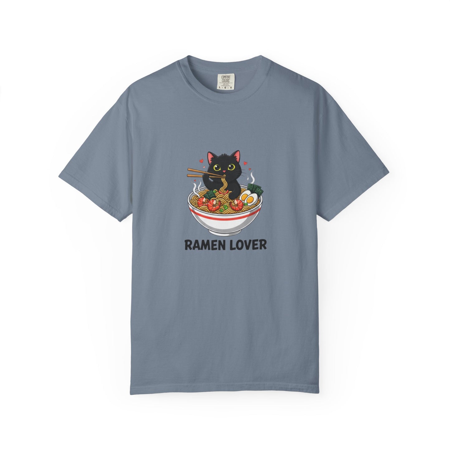 Ramen Cat Garment-Dyed T-shirt