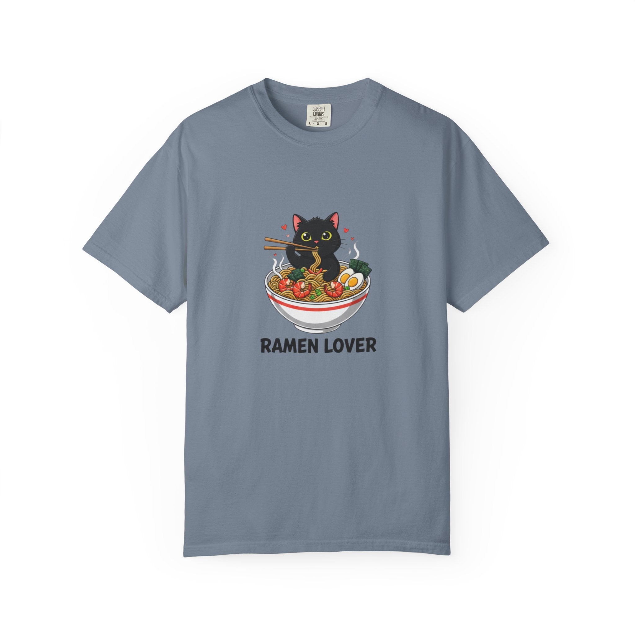 Ramen Cat Garment-Dyed T-shirt