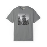 Purr-zilla van Scoop Unisex Garment-Dyed T-shirt