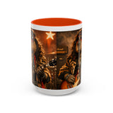 Rockstar Capybara with Guitar Mug | Color Accent Coffee Cup 11oz 15oz