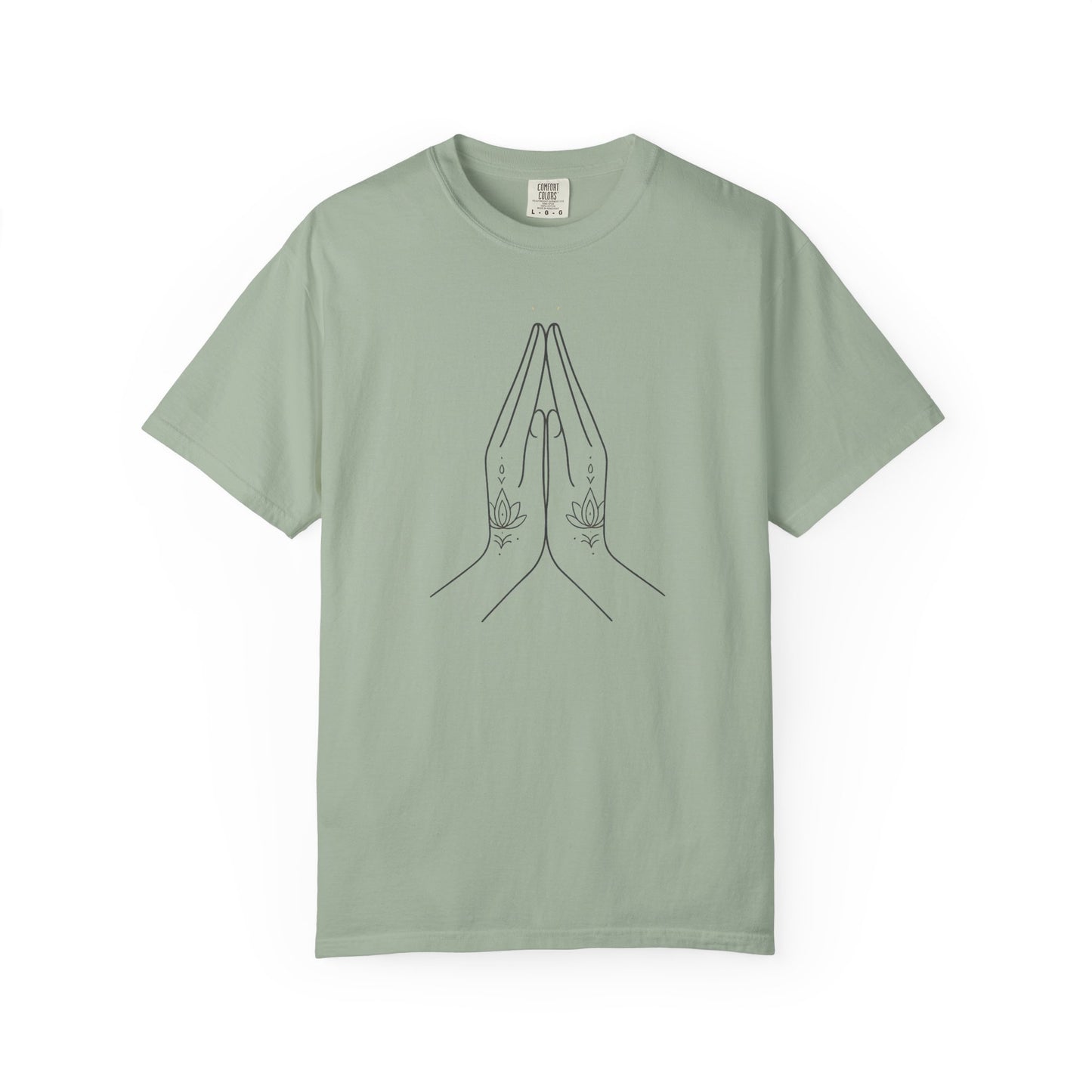 Yoga Namaste Praying Shirt – Unisex Spiritual Hands Henna Tattoo Tees