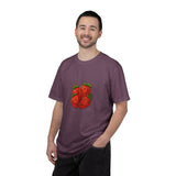 Strawberry Cluster T-shirt | Retro Floral Fruit Illustration