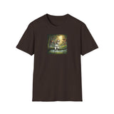 Slow Living Sloth Golfer T-Shirt | Zen Sportswear Tropical Golf Silas