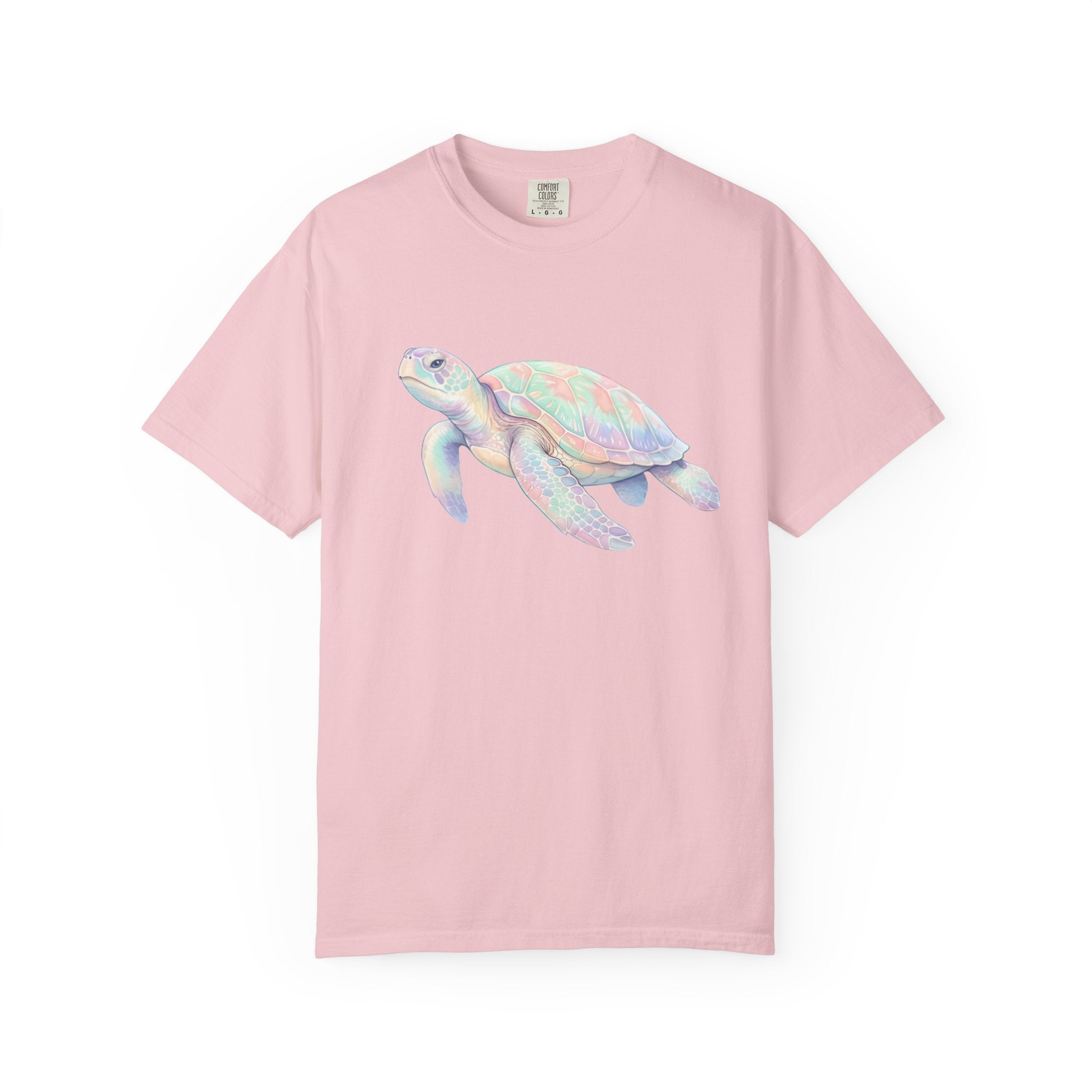 Pastel Sea Turtle T-shirt | Watercolor Marine Life Tee