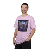 Melodic Mixer DJ Cat T-shirt | Neon Retro Music Party