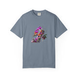 Floral High Heel Shoe T-shirt | Botanical Stiletto Graphic