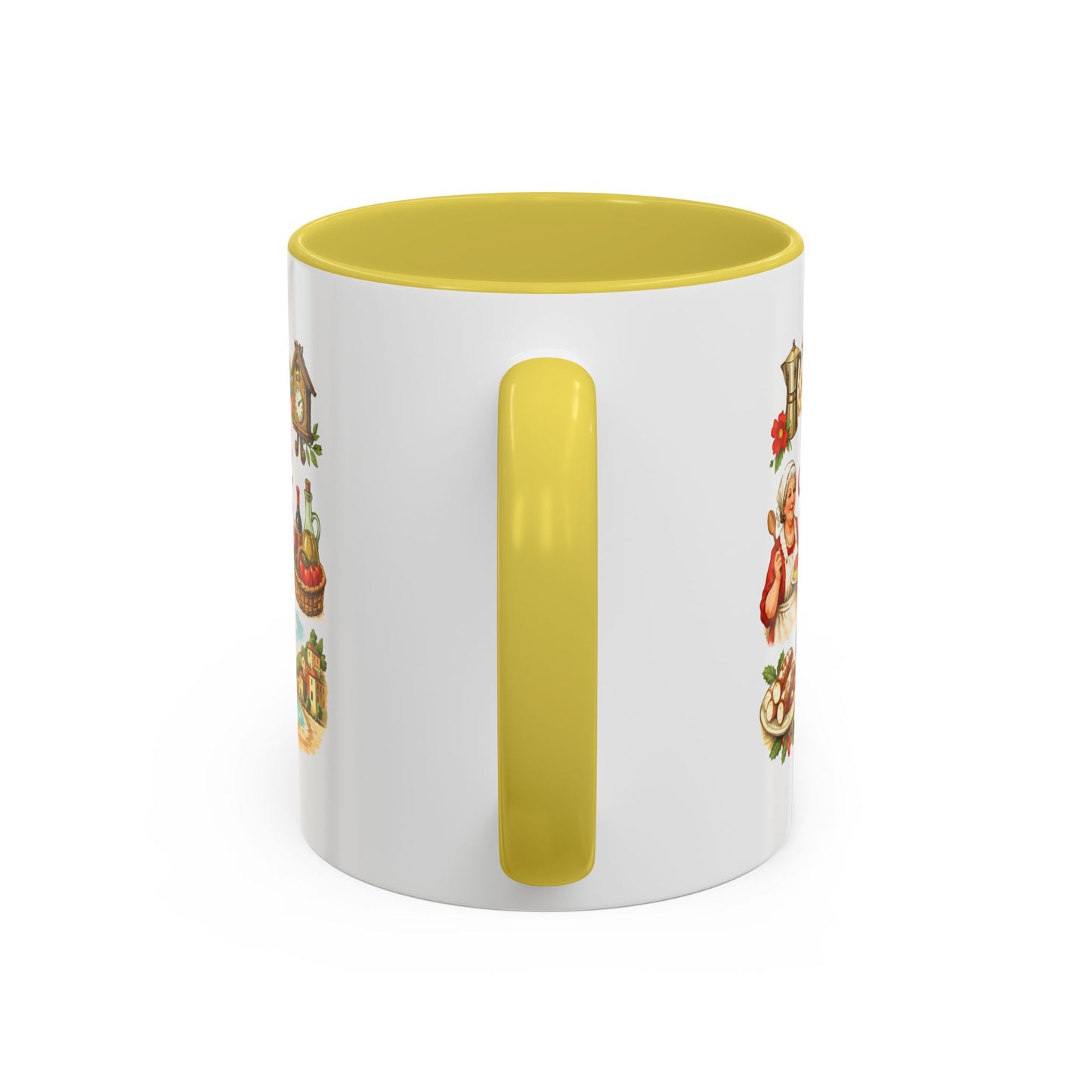 Nonna Holiday mug | Italian grandma kitchen design, vintage food icons