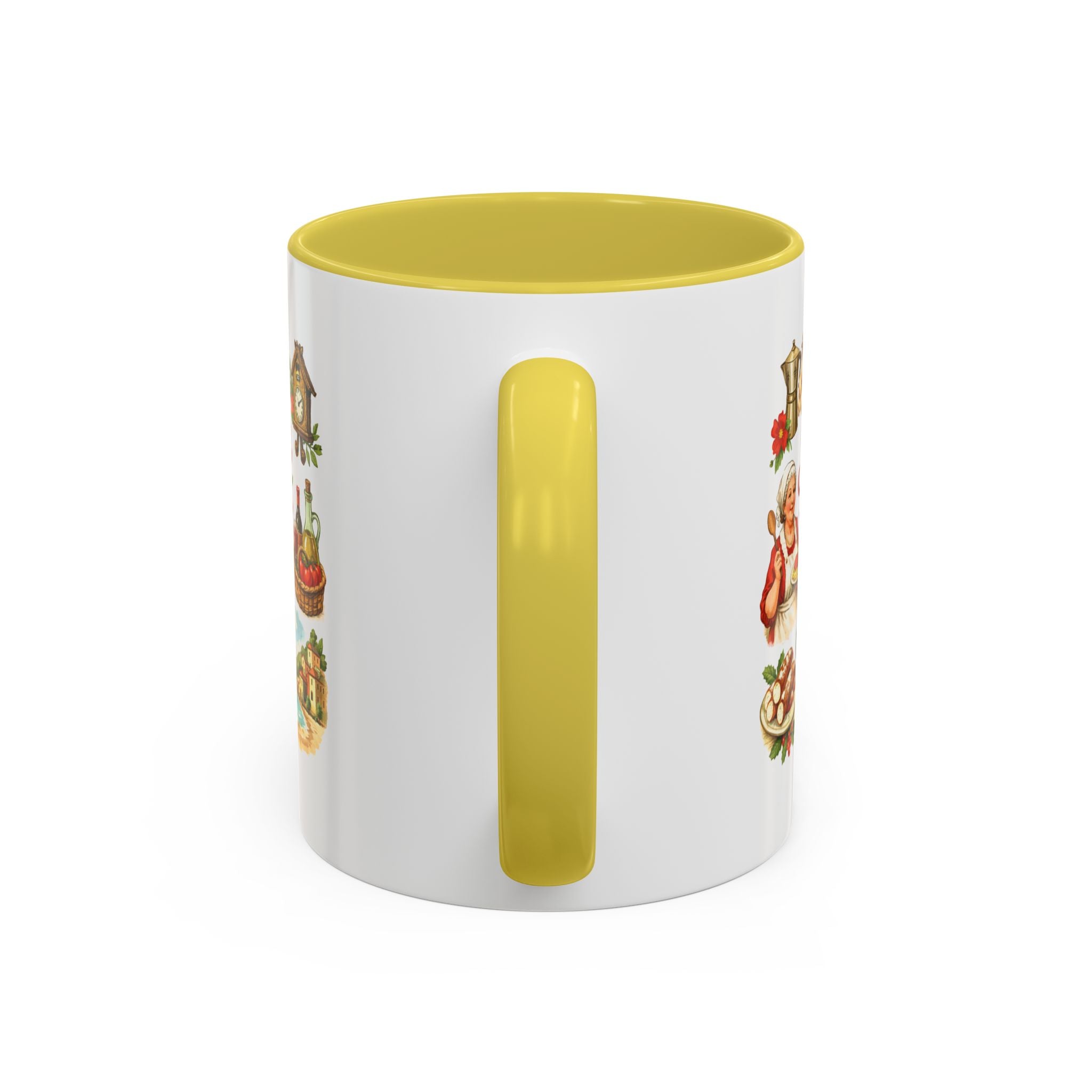 Nonna Holiday mug | Italian grandma kitchen design, vintage food icons