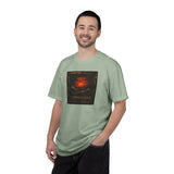Eternal Voyage Sunset Illustration T-Shirt | Vintage Ocean Scene