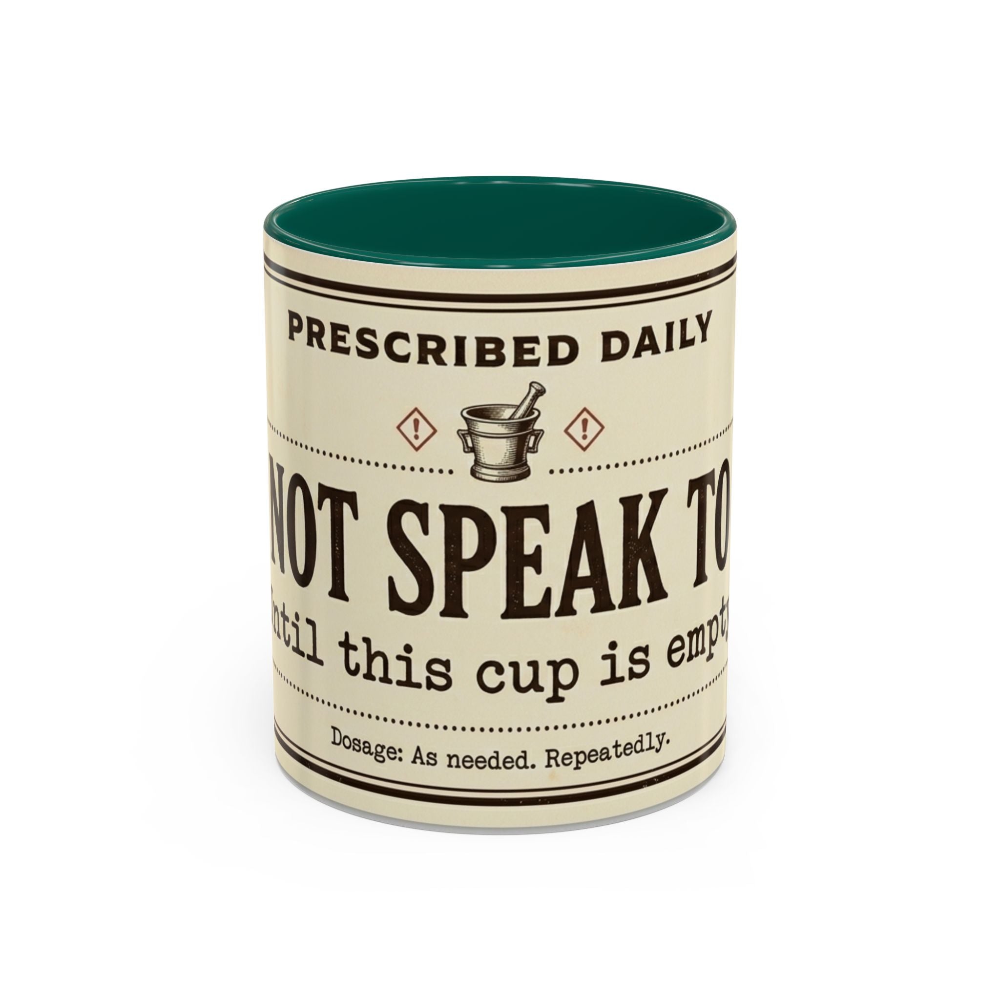 Do Not Speak To Me Mug | Prescription Coffee Mug, Funny Morning Quote
