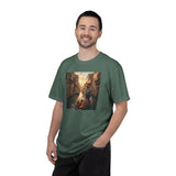 Capybara Venice Gondola Sunset T-shirt | Scenic Canal Travel Art