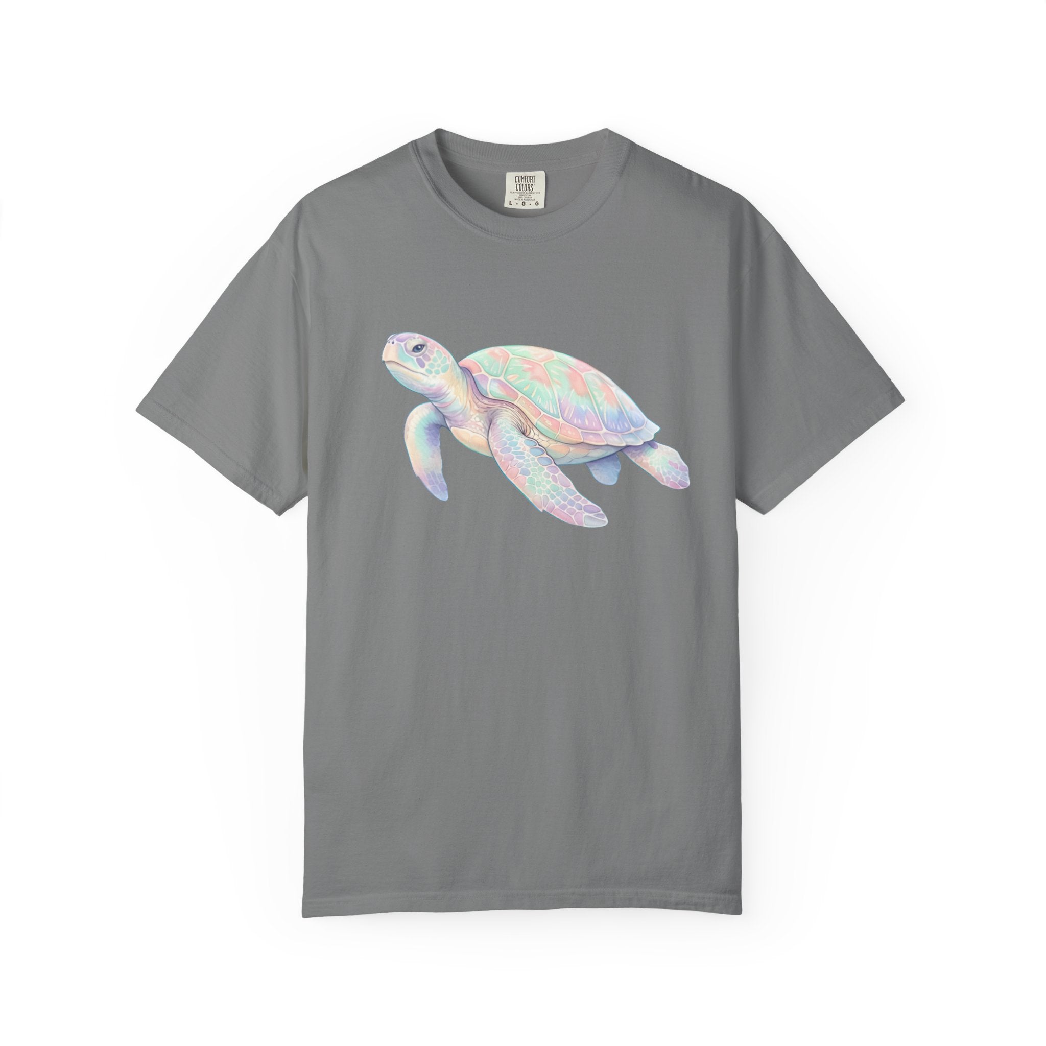 Pastel Sea Turtle T-shirt | Watercolor Marine Life Tee