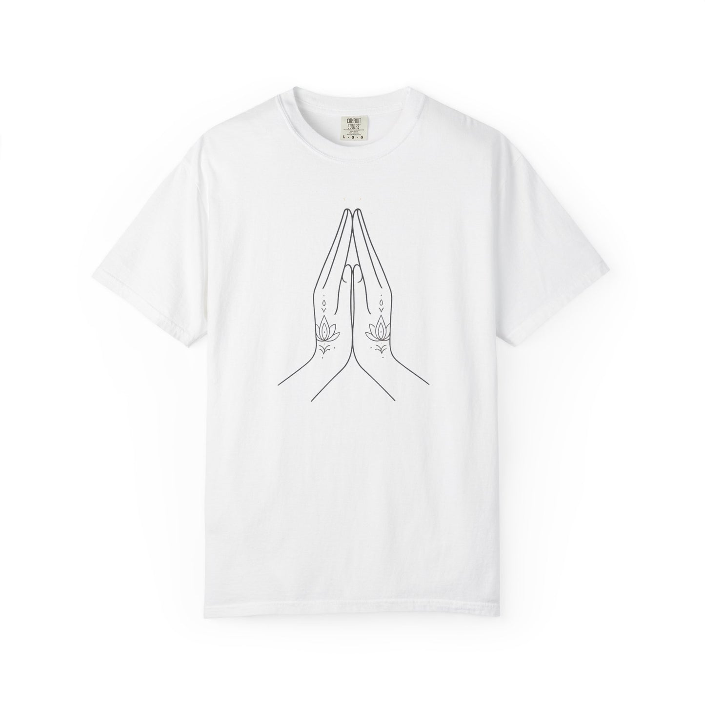 Yoga Namaste Praying Shirt – Unisex Spiritual Hands Henna Tattoo Tees