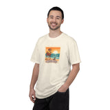 Capybara Patrol Sunset Surfing Capybara T-Shirt | Retro Beach Vibes
